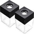 grwanpen® Extra Large Magnetic Paper Clip Dispenser – 500 Clip Capacity, Heavy-Duty Magnetic Desktop Organizer for Office, Home Office & School Supplies – Efficient Organization,Black,2-Pack