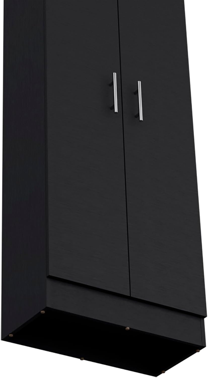 Pantry Cabinet Clinton, Kitchen, Black