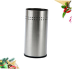 MAGICLULU Stainless Steel Umbrella Organizer for Home Hotel and Office Leakproof Long Handle Holder Storage Bucket for Umbrellas Stylish Decor for Entryway and Dining Spaces
