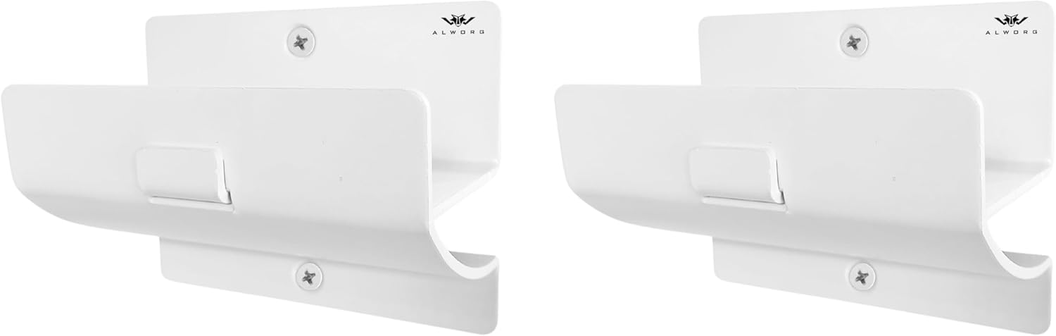 Ladder Hangers for Garage Wall - Set of 2 Ladder Hooks - Use as Ladder Holder Wall Mount or Step Ladder Hanger