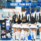 40" Cheer Uniform Garment Bag Cheerleading, Black,Blue | Waterproof Hanging Storage, 5 Pockets to Organize Accessories, Side Zip Travel Bag,Cheer Mom Gift ,Cheer Competitions