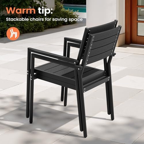 Pellebant 11-Piece Outdoor Patio Dining Table Set for 10 Person