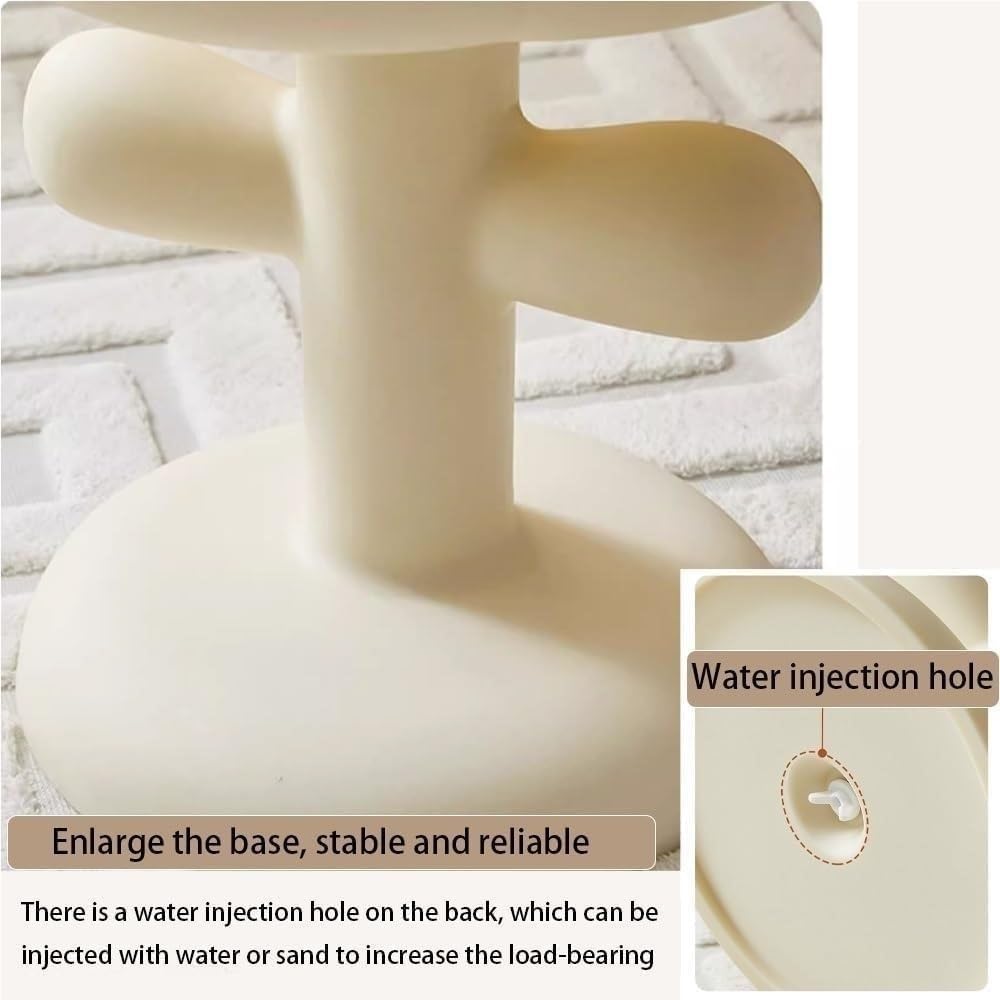 Flower-Shaped Small Tea Table Simple Accent End Table Cute Coffee Table with ...