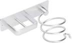 Aluminum Wall Mount Hair Care Hot Styling Tool Storage Organizer Shower Caddy Hair Dryer Flat Irons Curling Wands Hair Straighteners Holder Racks for College Dorm Bathroom Toilet