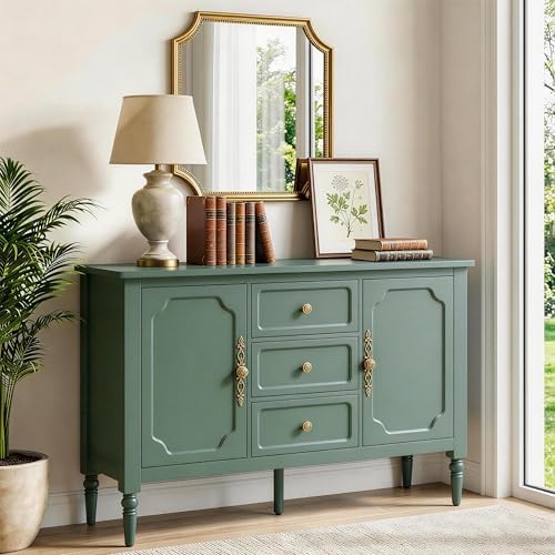 RoyalCraft Buffet Cabinet with 2 Doors & 3 Drawers, Vintage Sideboard wit...