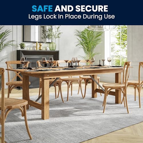 Flash Furniture Hercules 96x40 in Folding Table | Commercial Grade, Foldable ...