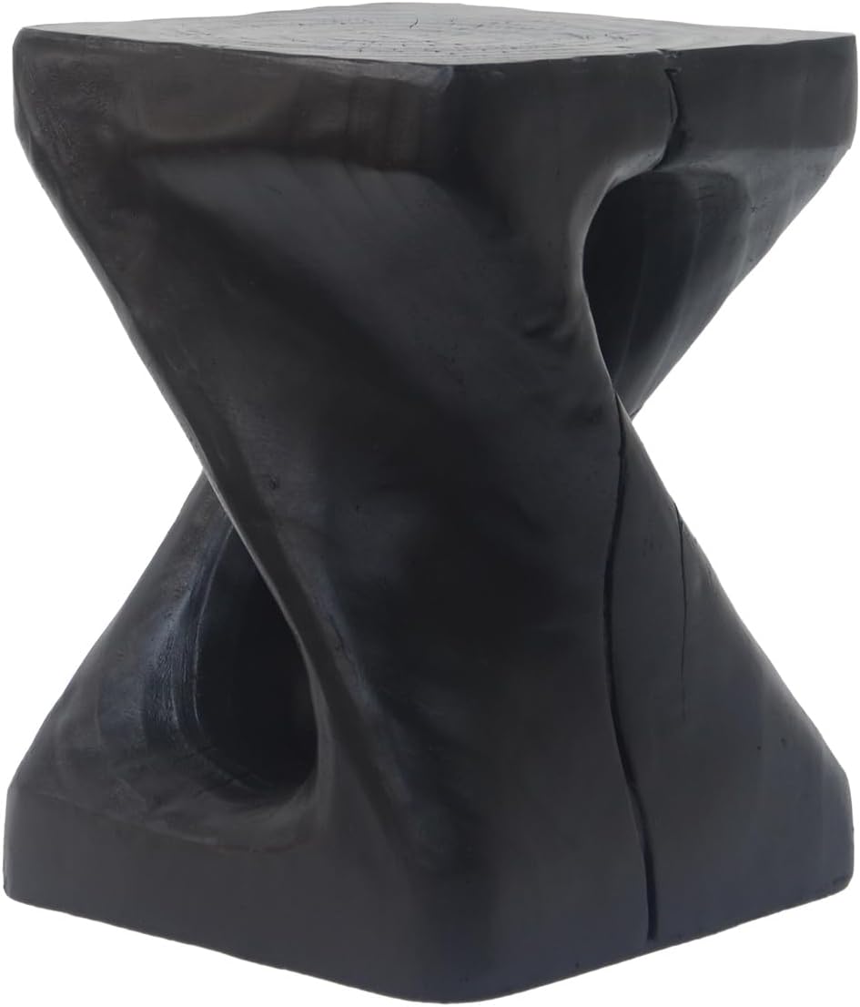 Modern Unique Design Accent Side Table Indoor Outdoor, Weatherproof, Magnesiu...