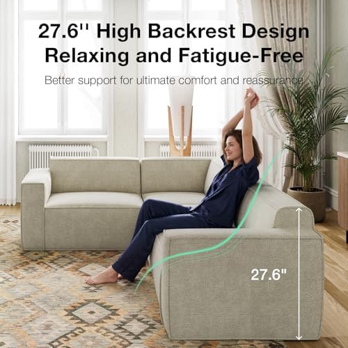 Novilla Modular Sectional Sofa, No Assembly Cloud Sectional Couch with Smarts...