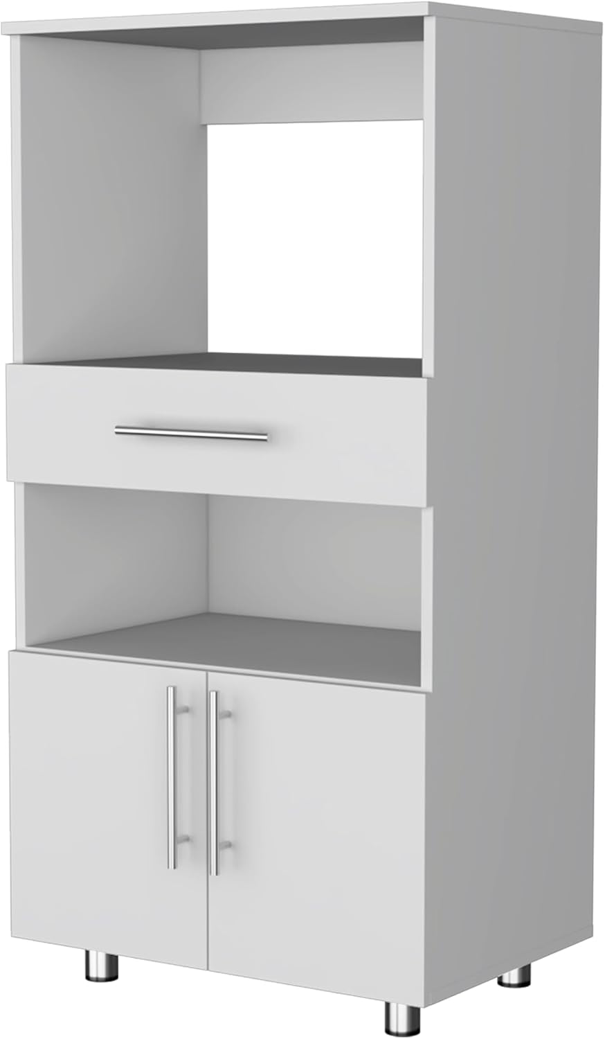 48in Kitchen Pantry Cabinet with Storage, Wood Kitchen Storage Buffet Server ...