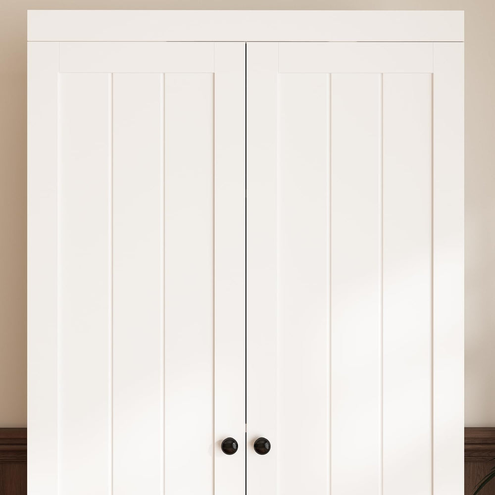 FUFU&GAGA 70.9" Tall Kitchen Pantry Cabinet with Drawer, 2 Doors &am...