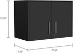 Farmhouse Pantry Storage Cabinet, Wall Cabinet Double Door, Three Internal Shelves,for Kitchen Home