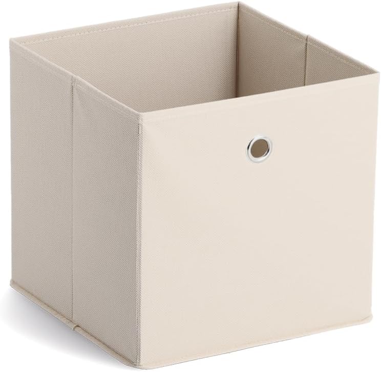 Zeller 14131 Storage Box Non-Woven Material L 28 x W 28 x H 28 cm Beige