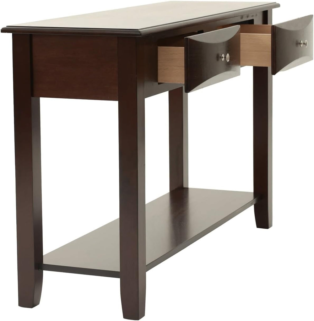 Espresso Finish 4pc Occasional Table Set with Antique Black, Espresso | Liste...
