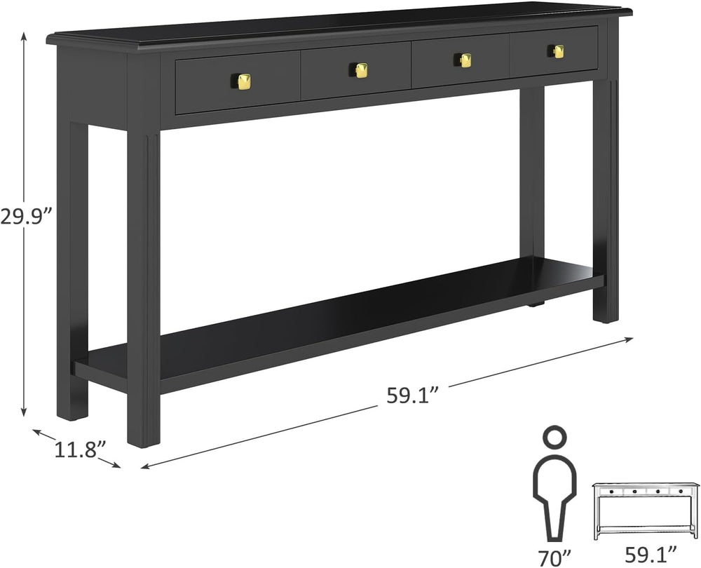 Kinfant Console Table - Entryway Table Sofa Table Hallway for Living Room, Fr...
