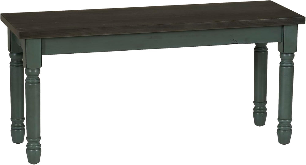 Powell Furniture Willow Dining Bench, Multicolor, 40”W x 14.02”D x 18.31”H