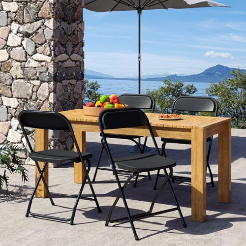 DUMOS Folding Chairs Sets of 20, Portable Chairs, Home Office | 330lbs Stacka...