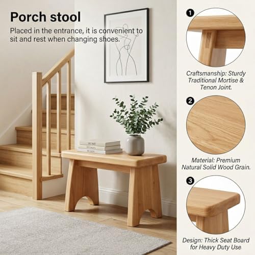 Solid Wood Bench, 24" 31" 35" 39" 47" 59" Rusti...