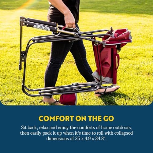 GCI Outdoor Freestyle Rocker Camping Chair | Portable Folding Rocking Chair w...