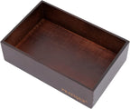 Bamboo Drawer Organizer - Kitchen Utensil Organizer Silverware Tray Cutlery Holder，Office Desk Supplies and Accessories,8.9 * 5.9 * 2.6,Nut-brown