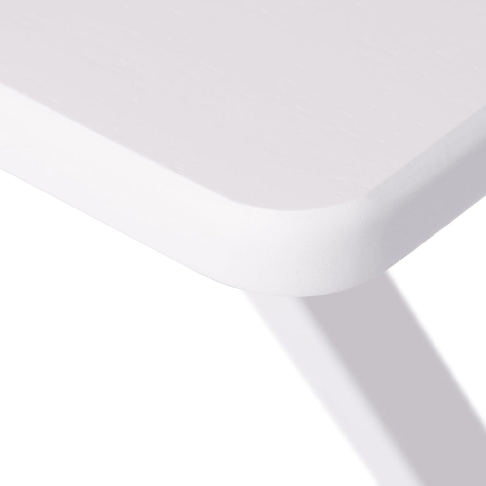 Winsome Alex Set of 4 Foldable Snack Tables with Storage Rack | Easy to Store...