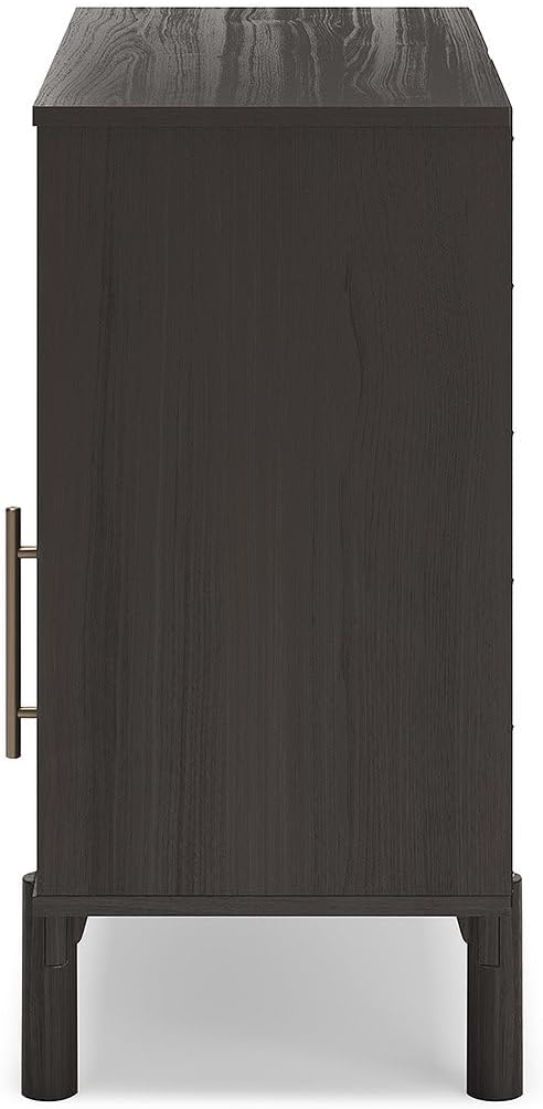 Signature Design by Ashley Brymont Modern 2 Door Accent Cabinet, Grayish Brown