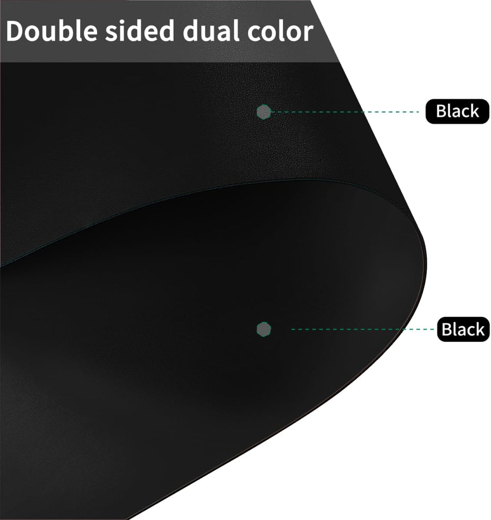 Round Table Pad,1.8mm Thick,Dia.38 Inch,Round Leather Table Cover,Round Table...