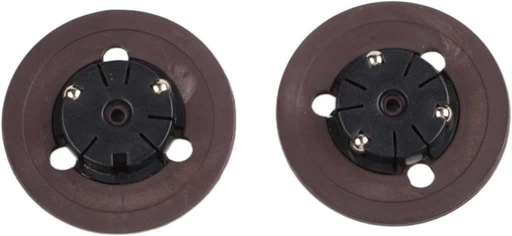 Spindle Hub CD Holder Replacement Part for PS1 and for psx Console, Plastic Motor Cover Turntable Bracket Tray to Fix Disc Read Errors, Black(2PCS)