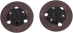 Spindle Hub CD Holder Replacement Part for PS1 and for psx Console, Plastic Motor Cover Turntable Bracket Tray to Fix Disc Read Errors, Black(2PCS)