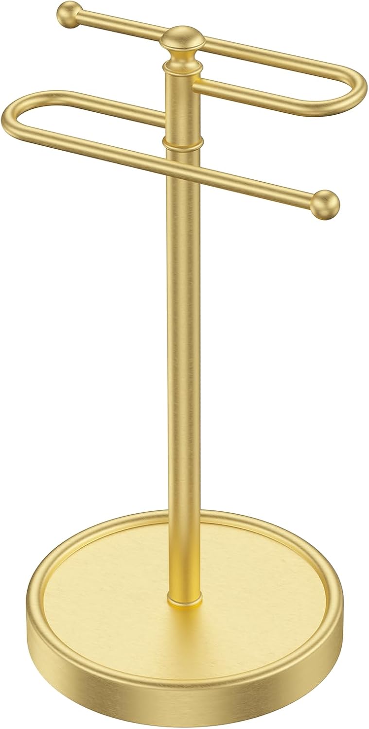 Hand Towel Holder, 304 Stainless Steel Heavy Duty S Shape Hand Towel Stand Fr...