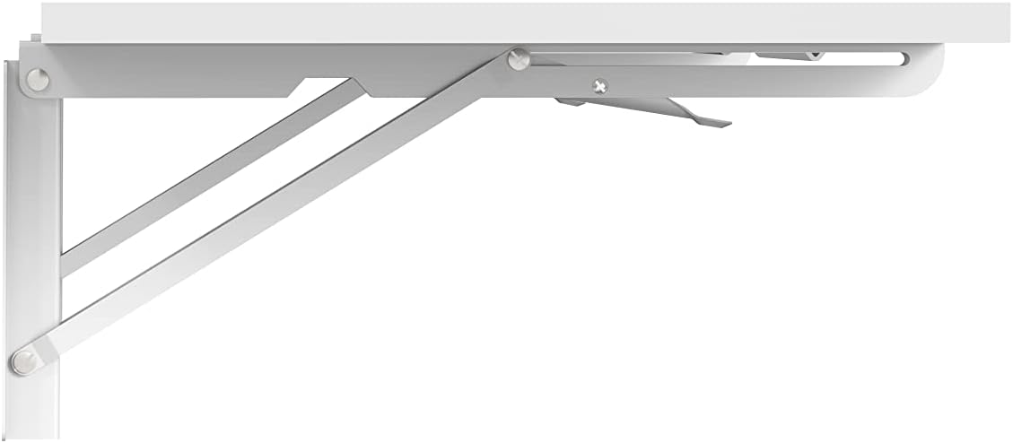 Mount-It! Heavy Duty Wall Mounted Drop Leaf Table, Folding Wall Mounted Desk, Drop Down to Save Space 45x15x7, Folding Laundry Table for Small Spaces, Home Office, Garage, Basement Kitchen