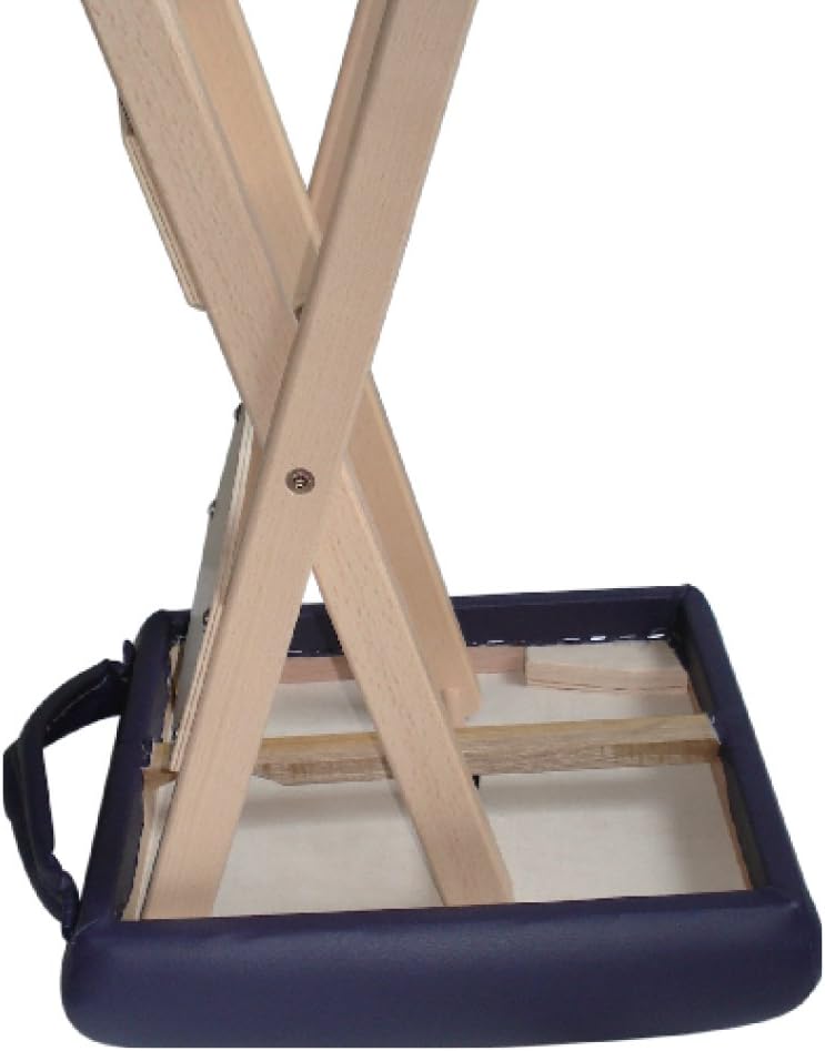 Master Massage Wooden Handy/Folding Massage Stool Royal Blue