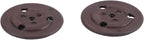Spindle Hub CD Holder Replacement and Console, Black Motor Turntable Bracket with Beads Stable Disc Playback, Compatible with Systems(2PCS)