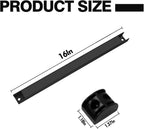16" Magnetic Tool Holder, 10 Packs Magnetic Storage Strips Magnet Bar PVC Coated for Garage Tool Organizer Mounted Hanging Strip,Heavy Duty of Holder Easy to Install