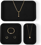 Valet Tray For Men, Velvet Catch All Trays,Luxury Watch Tray,Premium Jewelry Display For Vendors,Black Bracelet Display