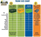 C&N Footlockers - XL Graduate Storage Trunk w/Wheels - Made in the USA - STEEL Footlocker for College Dorm Room & Summer Camp - 32 x 18 x 18.5 Inches (Kelly Green)