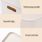Plastic Storage Baskets With Lid Organizing Container Lidded Knit Storage Organizer Bins for Shelves Drawers Desktop Closet Playroom Classroom Office (M+2S, Light grey)