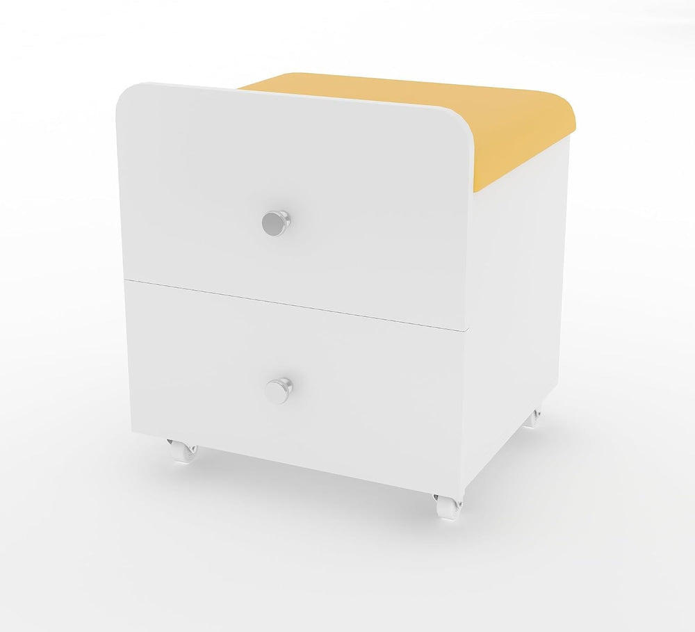 Garvee Vanity Stool Chair with Storage, 17.32" l x 15.16" w x 17.32...