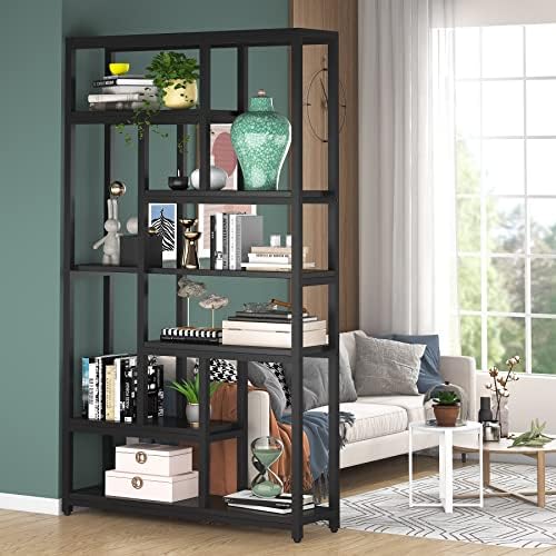 Tribesigns 79 Inch Bookshelf, 7-Tier Tall Bookcase with 10-Open Shelf
