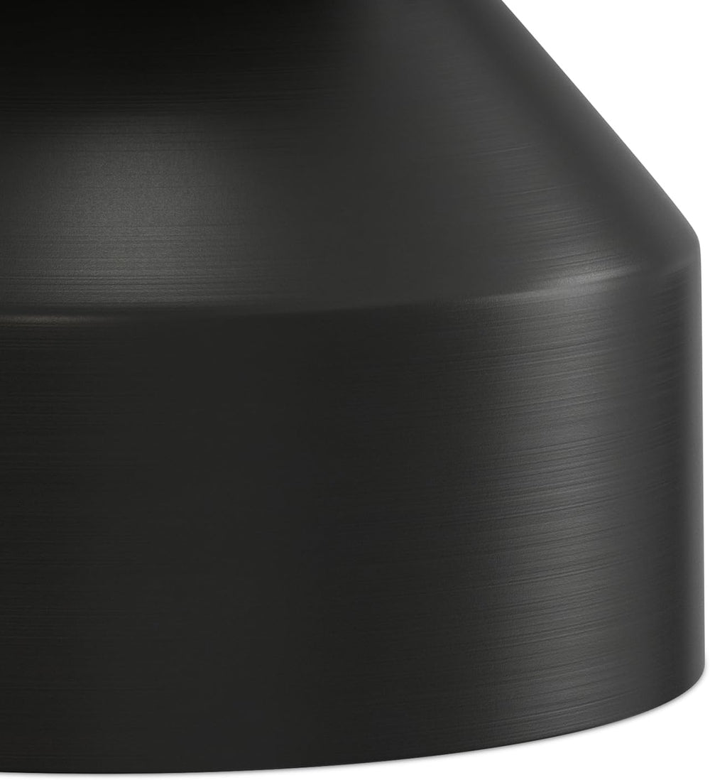 SIMPLIHOME Maxine Side Table - 18 inch Wide Genuine Marble Top Round Accent T...