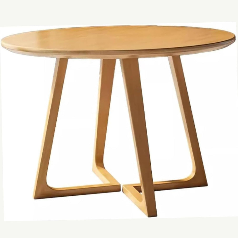 Round Dining Table for 4, Modern Farmhouse Kitchen Table,Small Circle Dining ...
