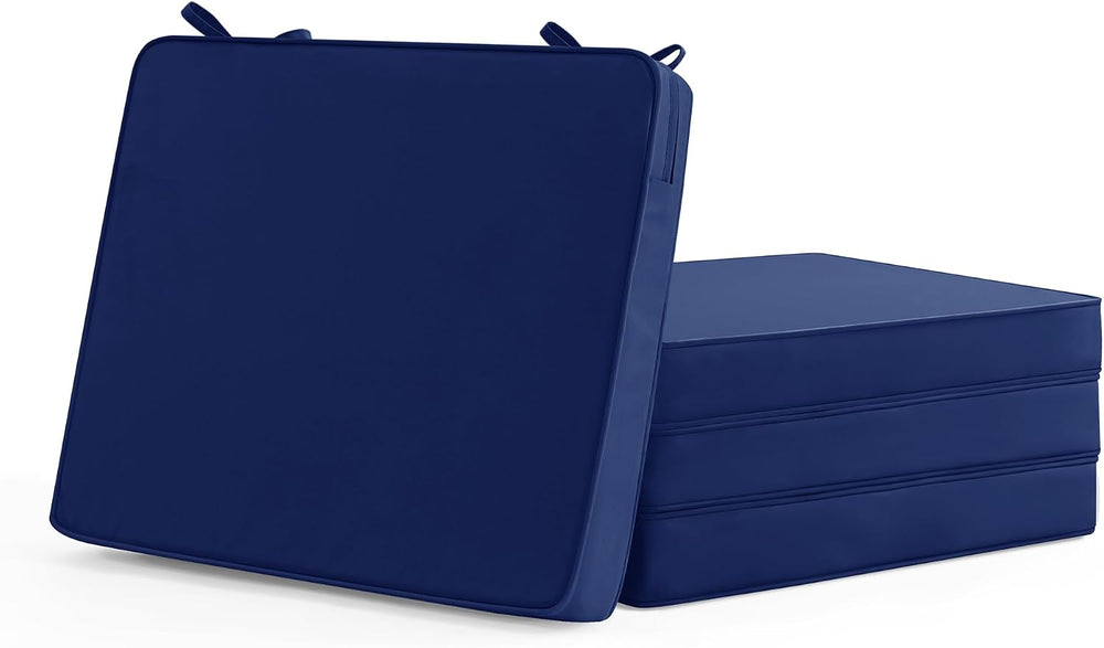 Summsun Outdoor Chair Cushions Set of 4: Waterproof & Color Fastness Seat...