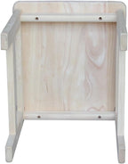 International Concepts Unfinished Kids Chair Set