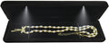 GBYAN Velvet Chain Necklace Box with LED Light, Long Bracelet Storage Case, Jewelry Display Gift Box for Engagement, Anniversary,Wedding and Birthday,Black
