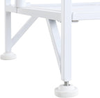 Convenience Concepts Xtra Storage Shelves - 5-Tier Folding Metal Storage Shelves, Closet Organizer for Office, Laundry Room, Bedroom, Garage, Kitchen, Bathroom, White