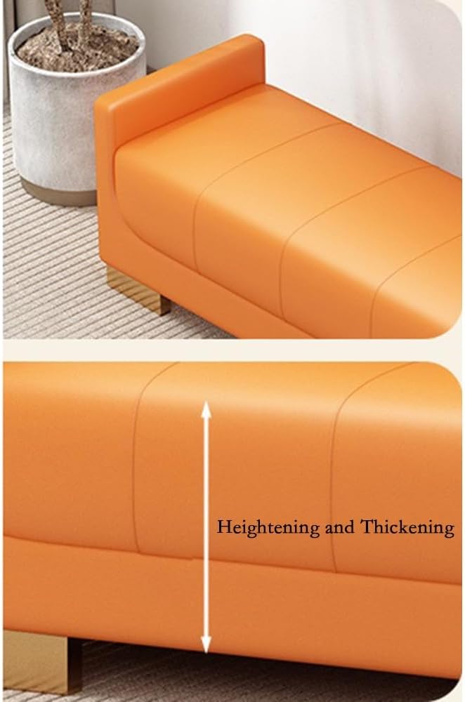 Modern Bed End Stool Bedroom Small Apartment Simple Nordic Fabric Living Room...