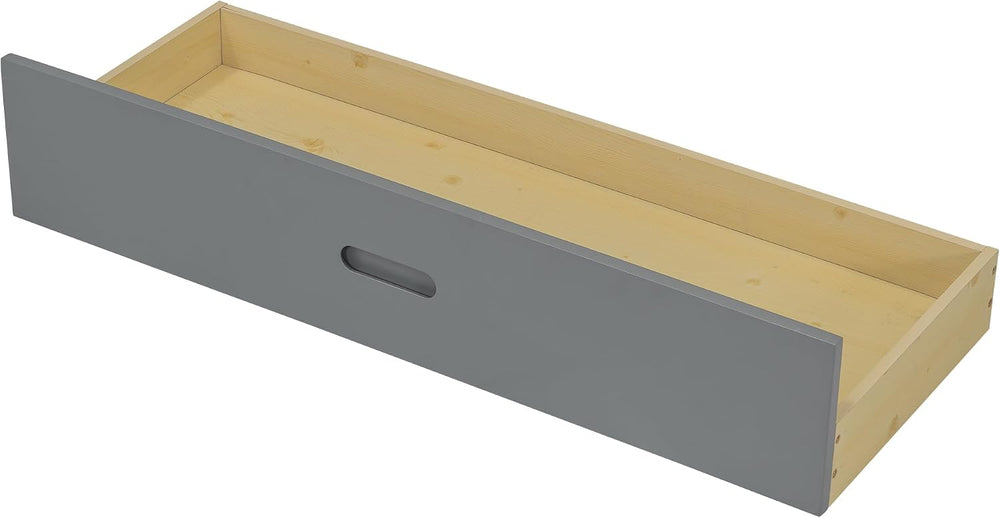 Peanu Full Bed Frame, Storage Headboard, Gray Upholstered Wood