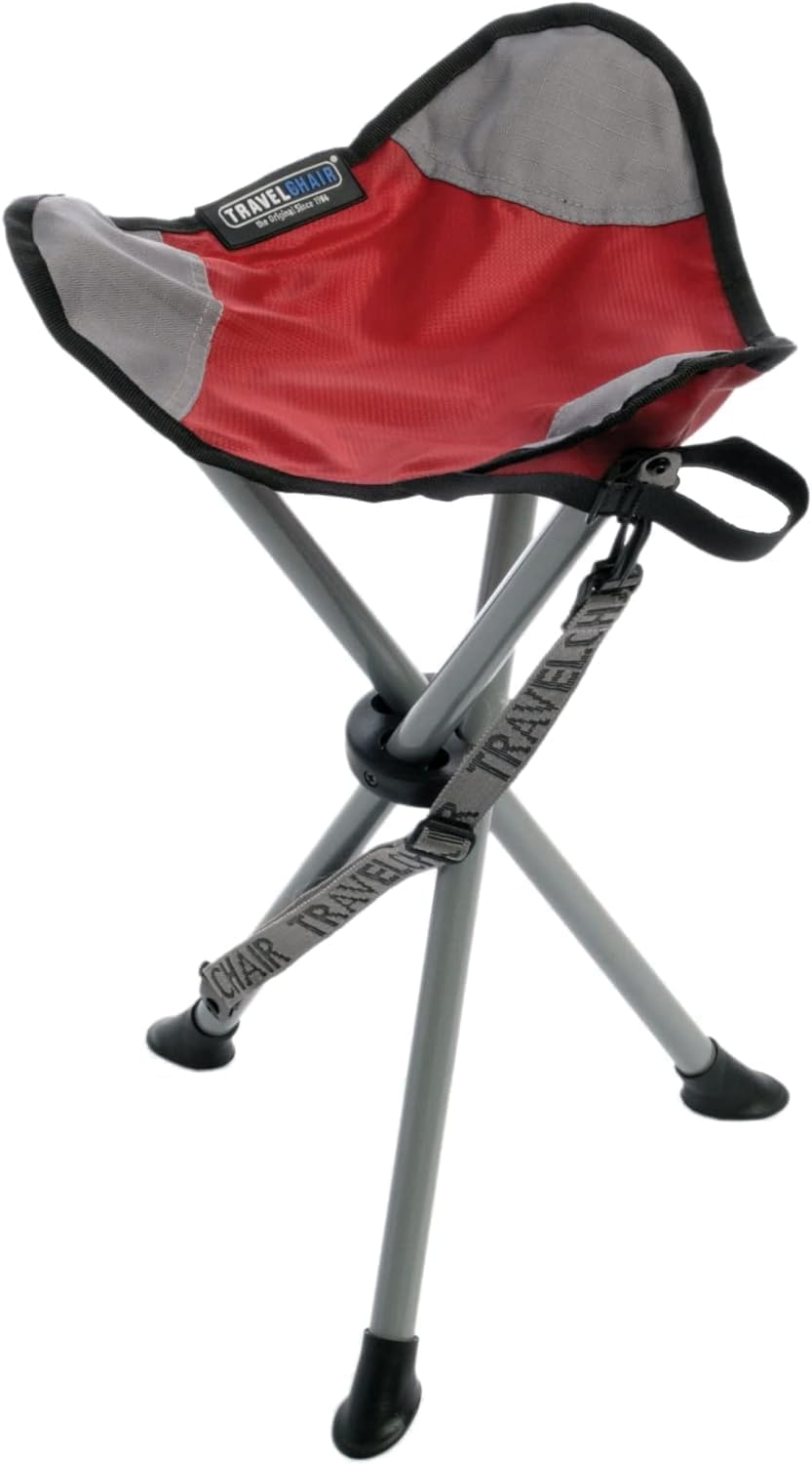 Slacker Tripod Chair for Camping, Lightweight Chair, Adjustable Carry Strap f...