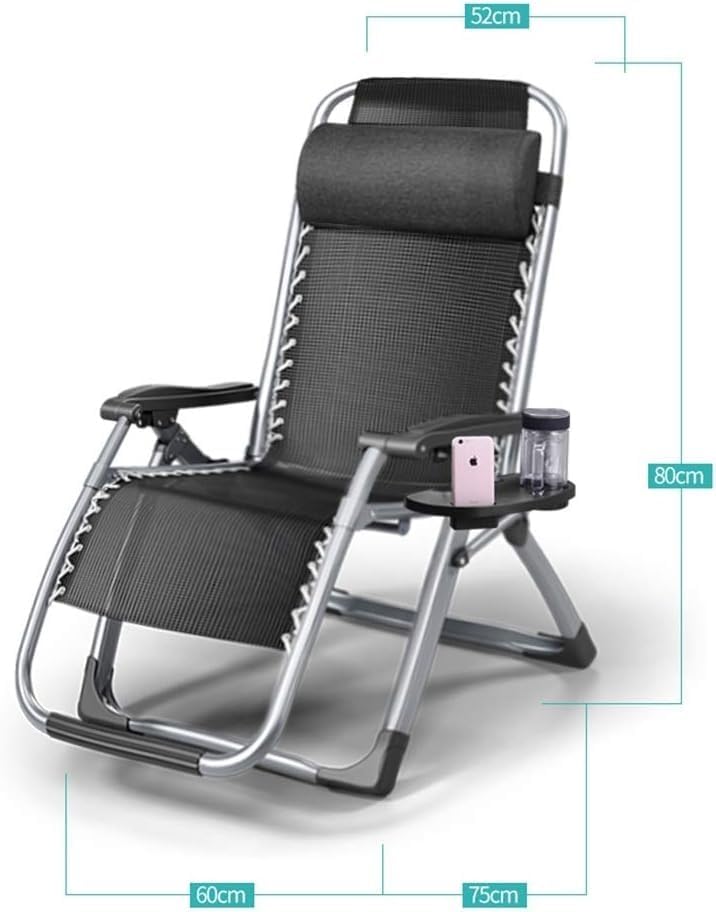Sun Loungers Lounge Chair, Folding Hospital Accompanying Bed, for Living Room, Bedroom, Office, Garden,(D)