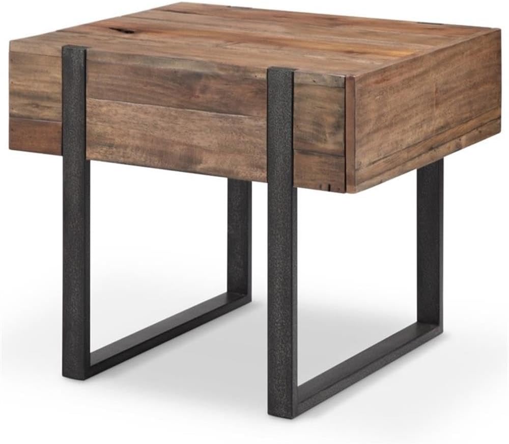 BOWERY HILL Contemporary End Table, 24" H x 22" W x 26" D, Rec...
