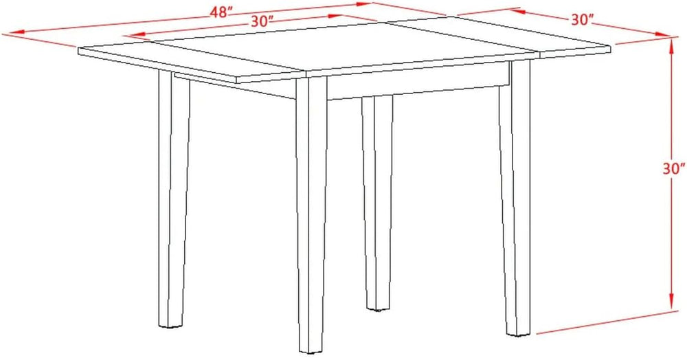 East West Furniture NDT-OAK-T Norden Dining Table - a Rectangle Wooden Table ...